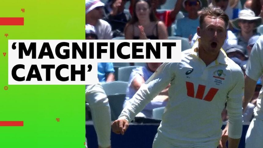 'Absolutely sensational' - Labuschagne catch removes Pope