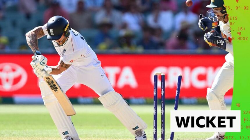 'Lovely bowling' - Lyon beauty removes Stokes