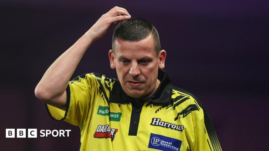 Chisnall and Van Duijvenbode exit in second round