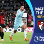 Broja heads home late equaliser for Burnley at Bournemouth