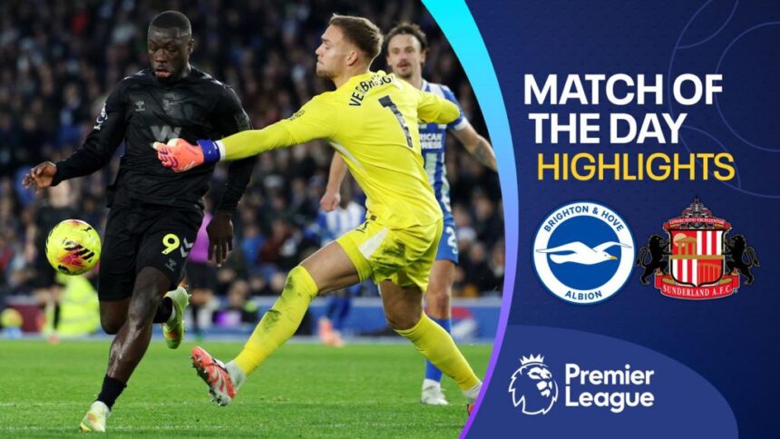 Brighton & Sunderland's first ever PL match ends in 0-0 draw