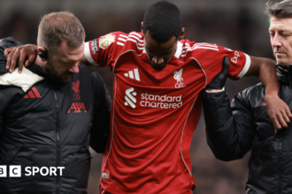 Isak injury in chaotic Liverpool win gives Slot more problems
