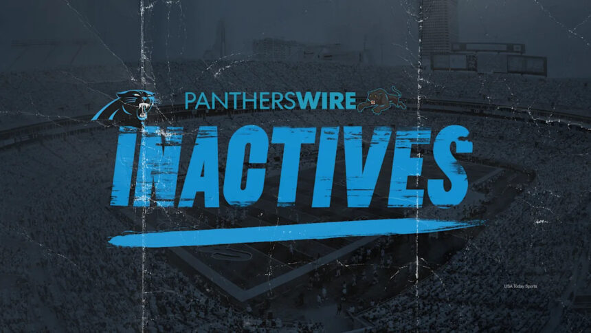 Panthers Week 16 inactives: Major offensive starter out vs. Bucs