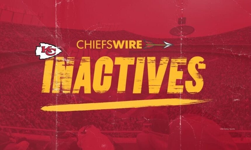 Chiefs vs. Titans: K.C., Tennessee announce inactives for Week 16