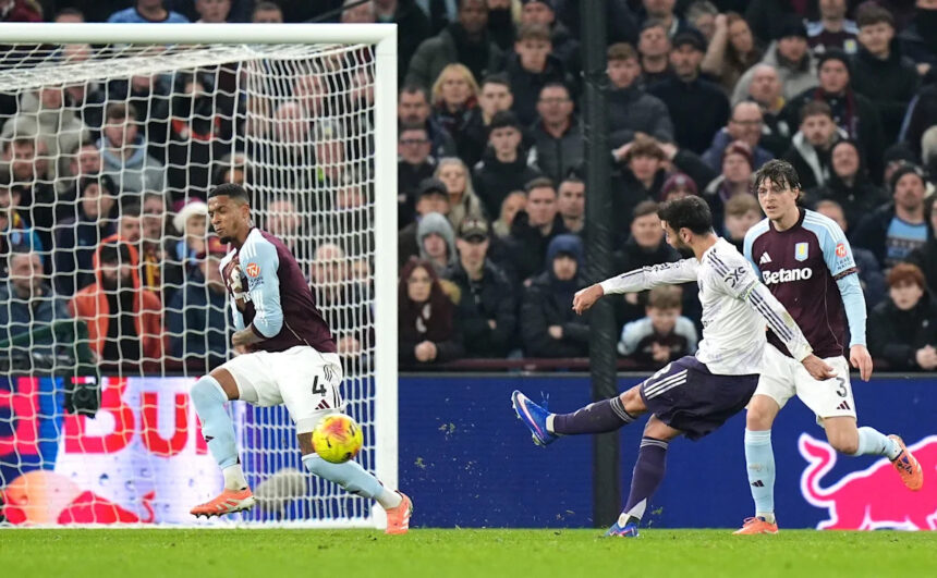 Man United captain Bruno Fernandes sustains injury against Aston Villa