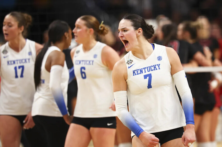 Twitter reactions to Kentucky Volleyball losing to Texas A&M in the National Championship