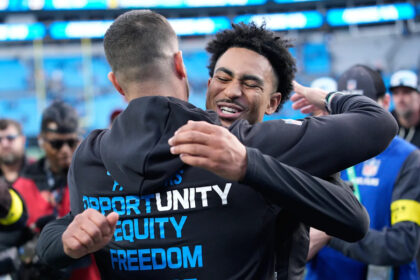 Panthers take 1st place in NFC South with 23-20 win over Buccaneers