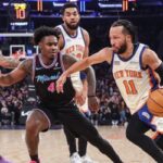 Jalen Brunson scores 47 points to power Knicks past Heat 132-125