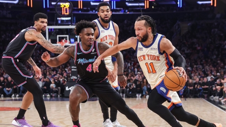 Jalen Brunson scores 47 points to power Knicks past Heat 132-125