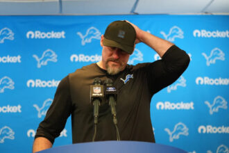 Lions take ownership, don't blame refs after late penalty crushes playoff hopes: 'That's on us'