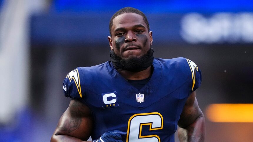 NFL suspends Chargers' Denzel Perryman 2 games for 'repeated violations' after scary hit on Cowboys