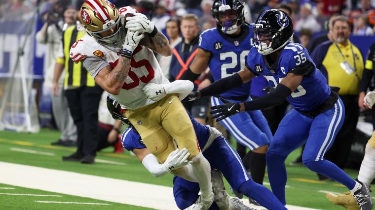 George Kittle injury update: Latest on 49ers TE after exiting game vs. Colts