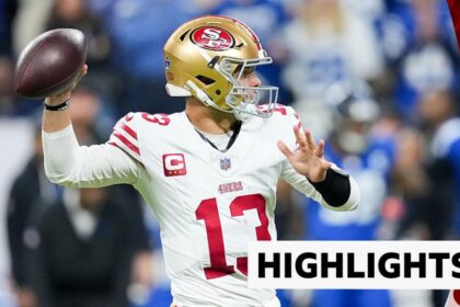Purdy keeps alive 49ers title push in win over Colts
