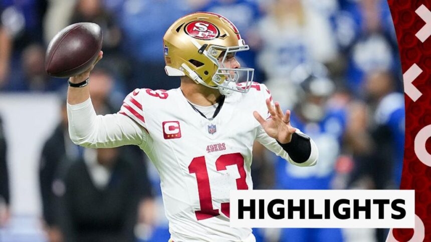 Purdy keeps alive 49ers title push in win over Colts