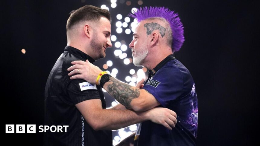 Merk 'stunned' after beating 'legend' Wright at Worlds