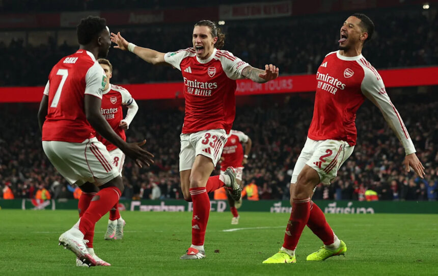 🚨 Arsenal beat Palace and reach League Cup semi-finals