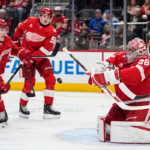 Wings' Dylan Larkin scores tying and winning goals to stun Stars in OT