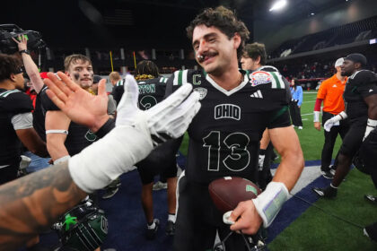 Bangura rushes for 149 yards and a TD as Ohio beats UNLV 17-10 in Frisco Bowl
