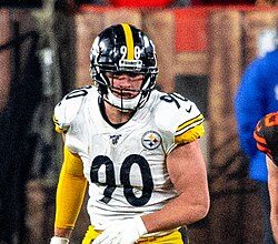 T.J. Watt practices for 1st time since lung injury