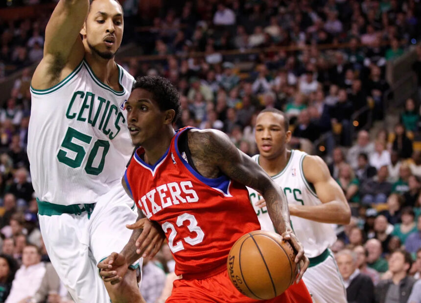 Boston Celtics jersey history No. 50 - Ryan Hollins (2012)