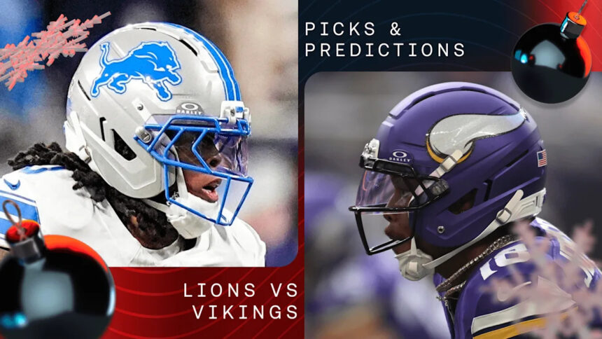 Lions vs Vikings Predictions, Picks & Best Bets for Today's Christmas Day Game