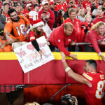 Travis Kelce leaves field with a smile in potential final game at Arrowhead Stadium amid retirement