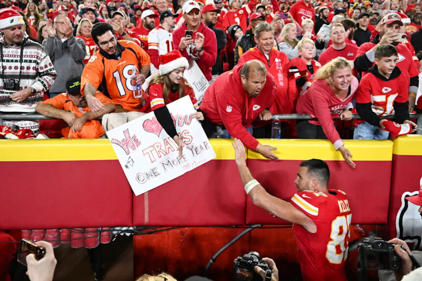 Travis Kelce leaves field with a smile in potential final game at Arrowhead Stadium amid retirement