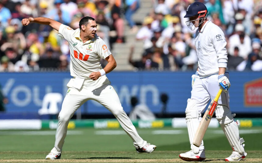 England reeling after 20 wickets fall on opening day of Melbourne Test