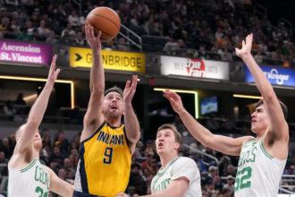 Pacers' 15-point first-quarter lead doesn't last long vs Celtics' shooting