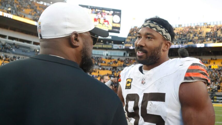 Myles Garrett Makes No Secret Of Aiming To Break Sack Record On Aaron Rodgers