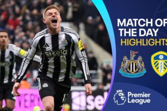 Newcastle score twice in stoppage time to win seven-goal thriller