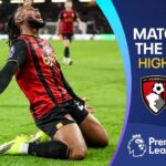 Semenyo strikes late as Bournemouth edge out Spurs