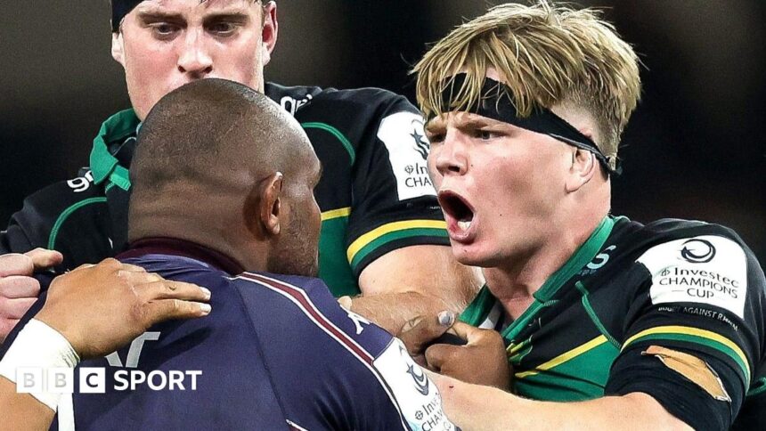'Everyone hates Henry Pollock' - Northampton relish Bordeaux hostility