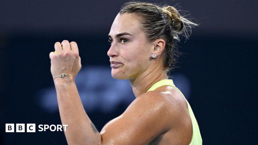 Sabalenka beats Keys to reach Brisbane semi-final