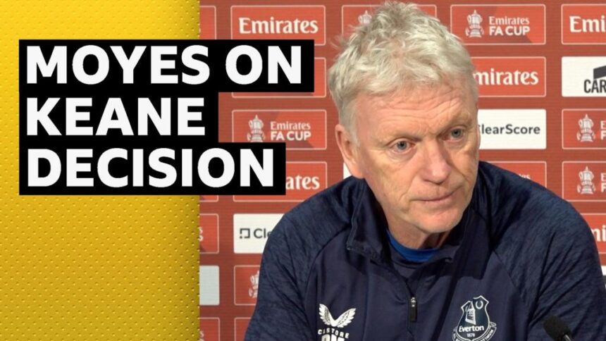 'Hugely disappointing' - Moyes on Keane red card appeal rejection
