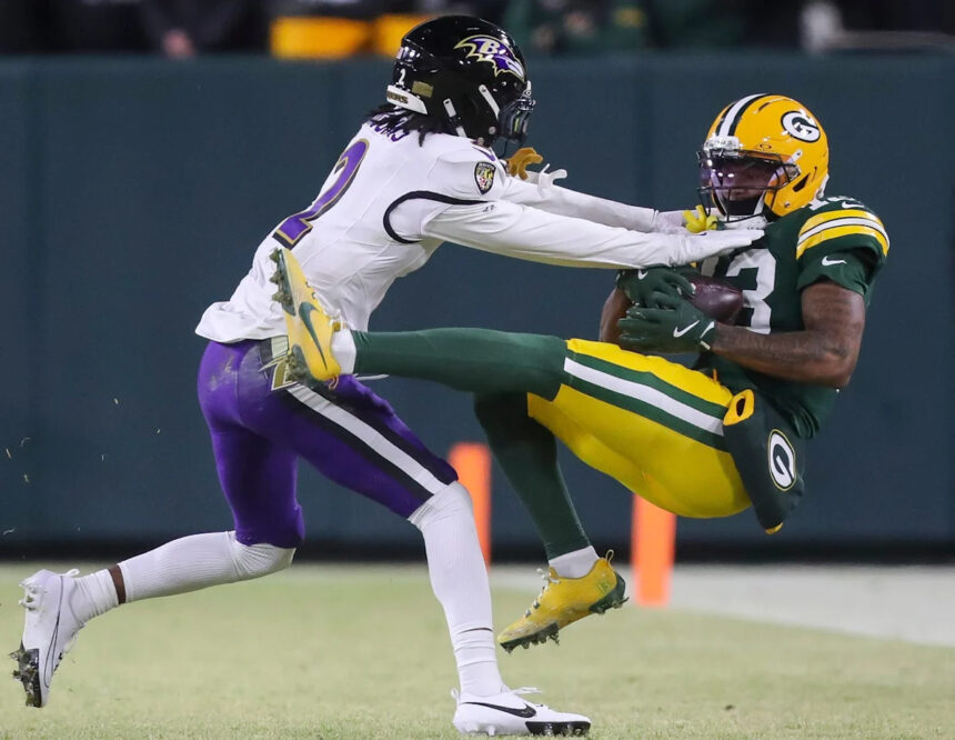 Packers receiver Dontayvion Wicks is downgraded to out for Bears game