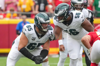Lane Johnson listed as questionable for the Eagles' wild-card game vs. 49ers