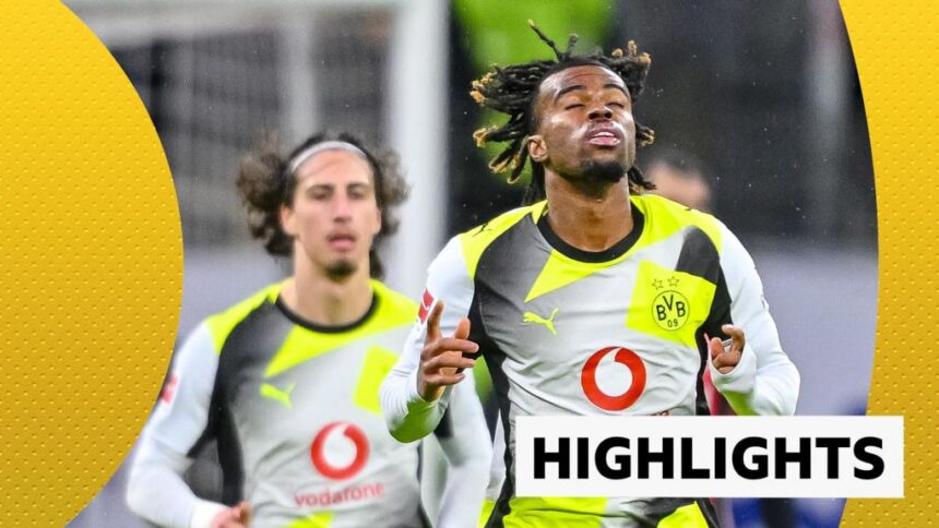 Chukwuemeka's injury time leveller secures point for Dortmund against Frankfurt