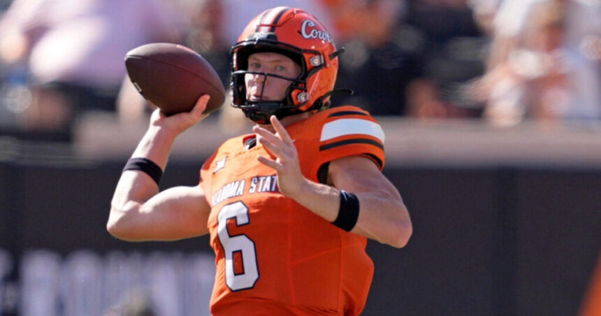 Oklahoma State transfer QB Zane Flores commits to Iowa State