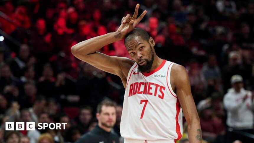 Durant passes legend Chamberlain on all-time list