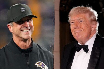 Trump urges John Harbaugh to take the Giants' head coaching job after stunning Ravens firing