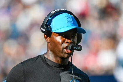 Raiders request interview with Panthers DC Ejiro Evero