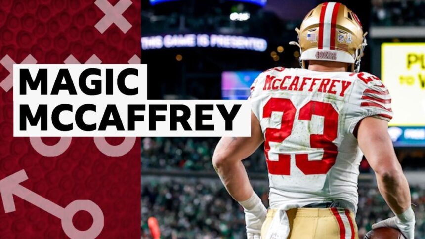 'Of course it's McCaffrey' - 49ers score on trick play in win over Eagles