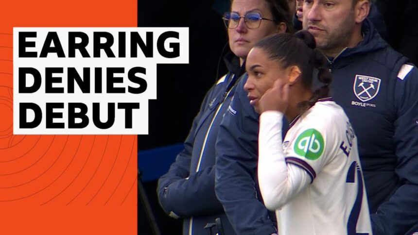 Cascarino denied WSL debut because of earring