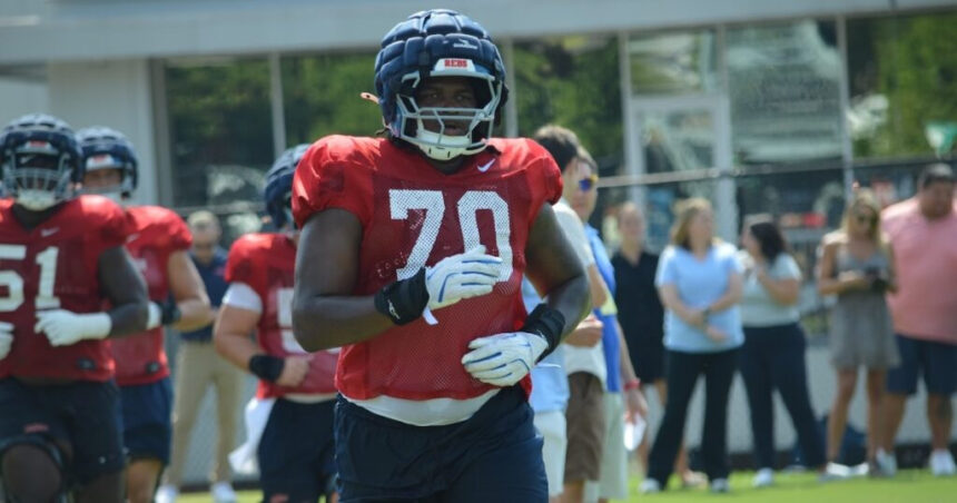 Ole Miss OL Devin Harper plans to enter NCAA transfer portal