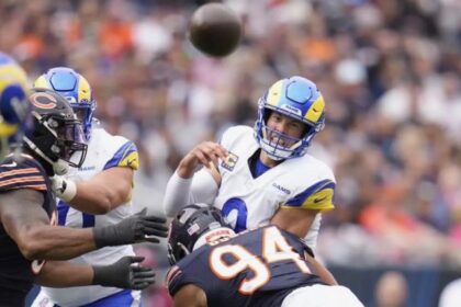 Is Matthew Stafford ready to play in Chicago? The numbers say he could have problems.