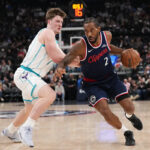 Leonard scores 35, Harden moves to 9th place on NBA's scoring list as Clippers beat Hornets 117-109