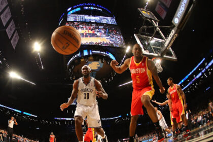Houston Rockets jersey history No. 5 - James Anderson (2013)