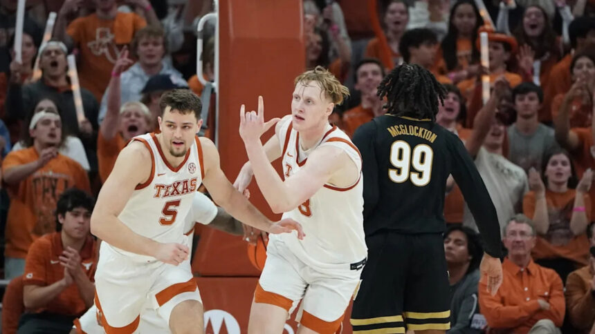 Texas hands No. 10 Vanderbilt its first loss of the season with a dominant 80-64 win
