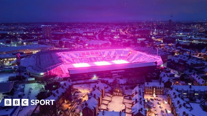 Weekly sports quiz: Which football club's stadium turned the sky pink?